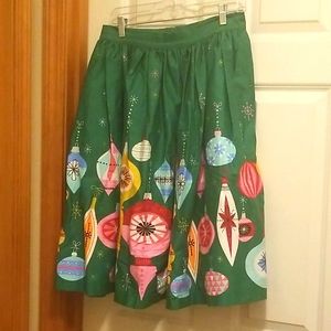 PUG Bella Skirt in Green ornament border L
